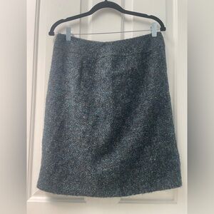 30” Minuet Petite Dark Teal Textured Pencil Skirt